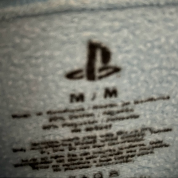 Sony PlayStation Light Blue Hoodie for Men - Picture 6 of 6